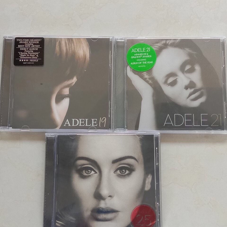 Album Ảnh adele 19 / 21 / 25 3 Cd + Lời Bài Hát Nổi Tiếng ☆Phụ Kiện Chuyên Dụng Dành Cho f01 (yq01) (yq01)