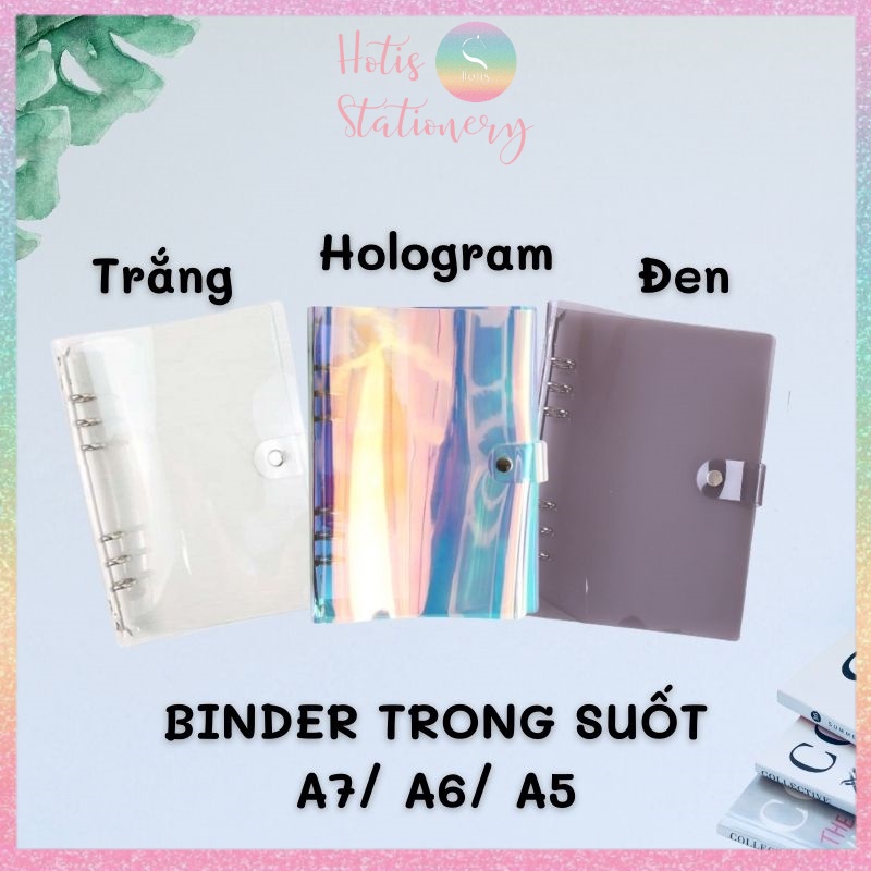 HOTIS] Hologram Binder - Bìa còng dẻo - A7/ A6/ A5 (Không kèm giấy)