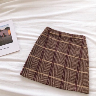 ORDER CHÂN VÁY DẠ CARO ULZZANG