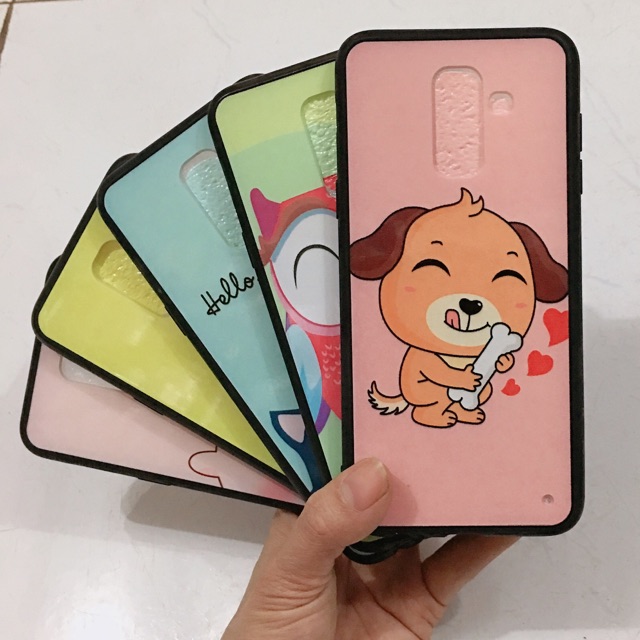 Ốp sam sung A6plus, j8 (2018) in hình 10D