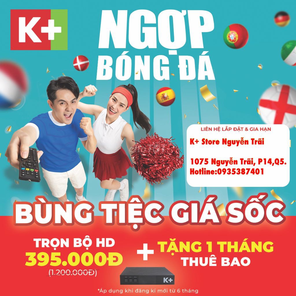 TRỌN BỘ TV BOX K+ CHỈ 395K TẶNG KÈM 1 THÁNG THUÊ BAO