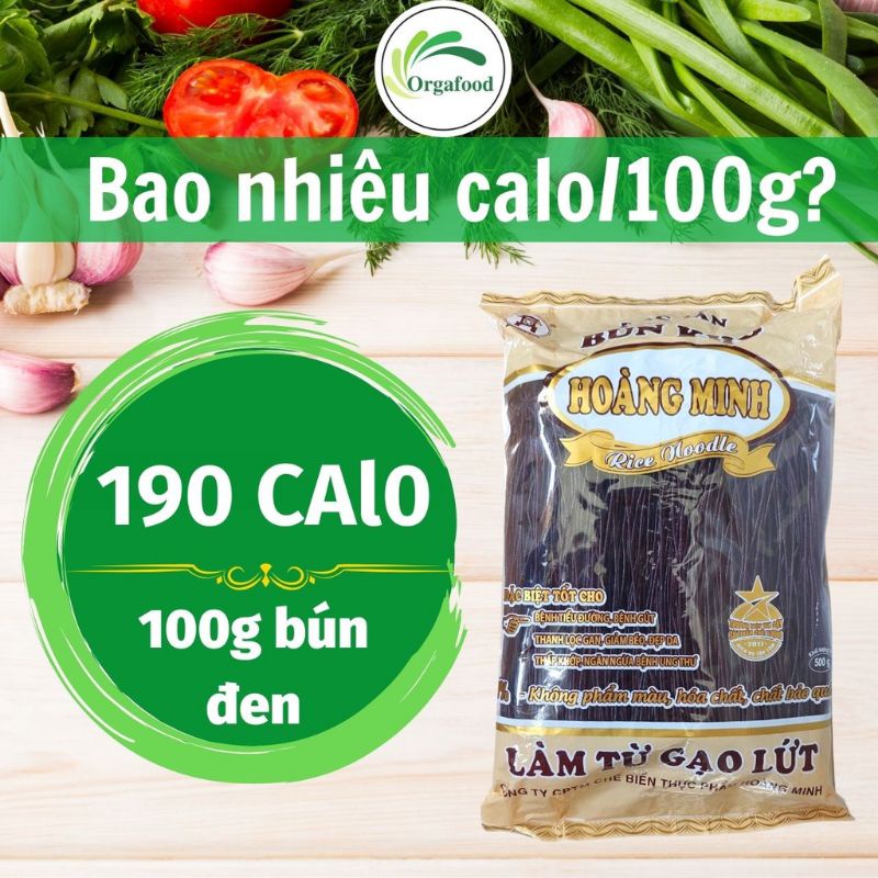 Bún Gạo Lứt Đen Hoàng Minh [ SIÊU NGON ] -  Bún gạo lứt giảm cân/ăn kiêng.