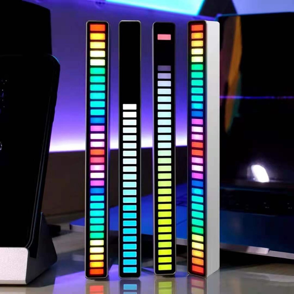 Thanh Đèn Led Rgb Nháy Theo Nhạc 16 Triệu Màu Điều Khiển Bằng Cảm Biến Âm Thanh Siêu Nhạy, Thanh Led Cảm Biến Nhạc