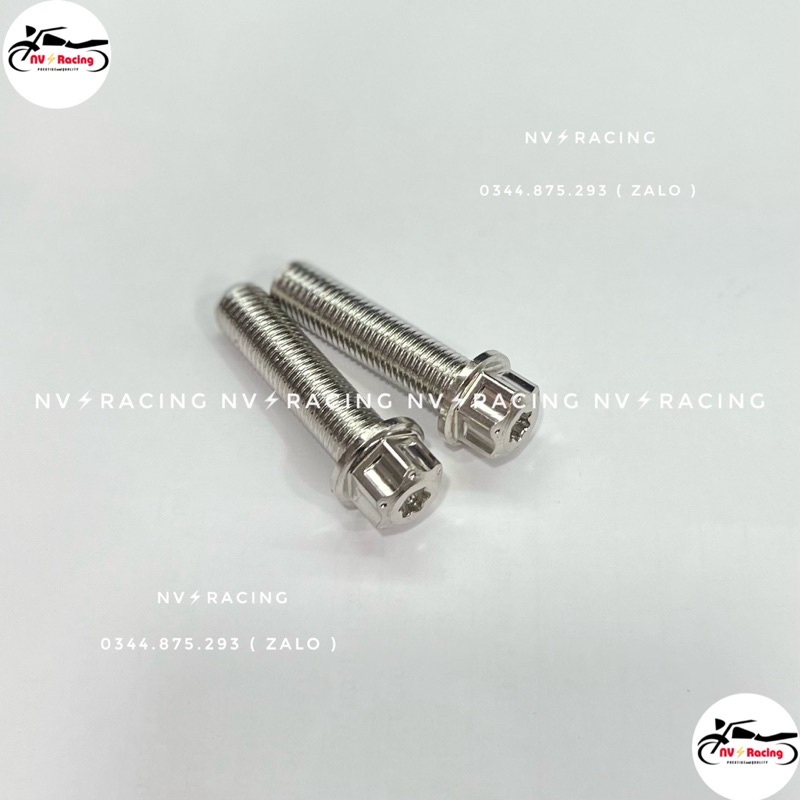 2 ốc chân phuộc inox 10ly4 salaya kèm lông đền Kitaco