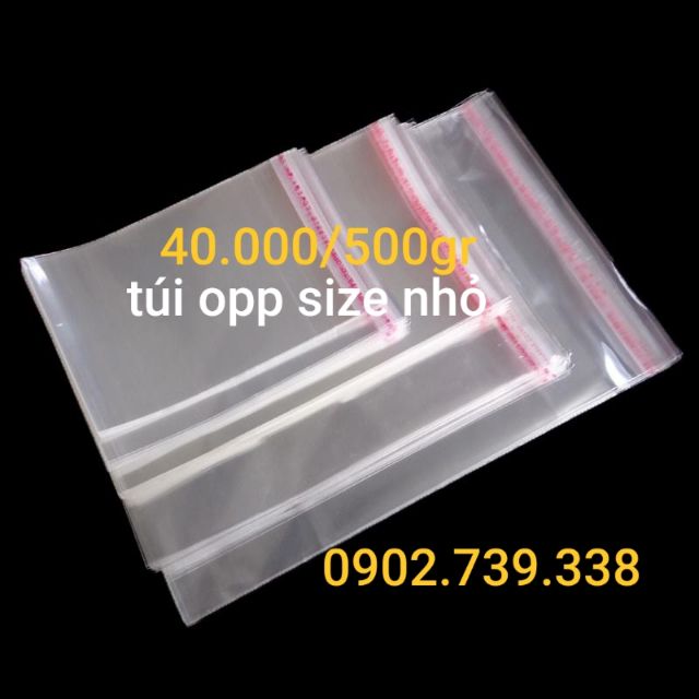 Túi opp size 4 , 5 , 6 , 7 , 8 v.v.... Mình có đủ size cho bạn lựa chọn