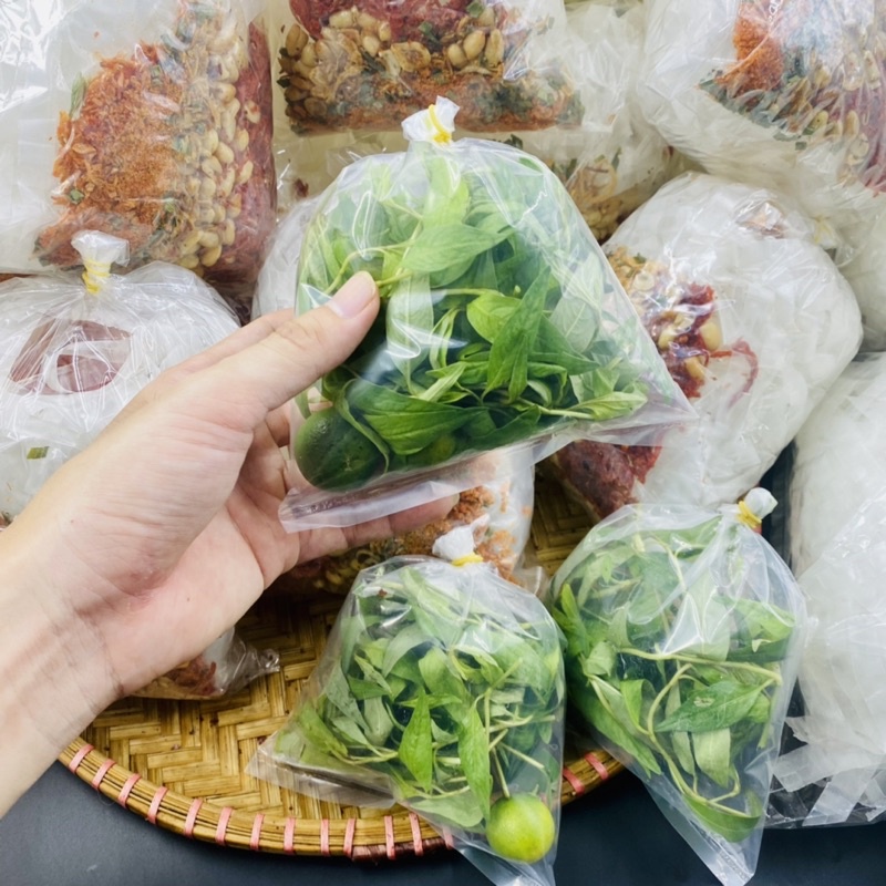 Bánh Tráng Trộn Full Topping, Rau, Tắc - Nguyên Liệu Ngon Mới Tại Xưởng ÔNG BỐN
