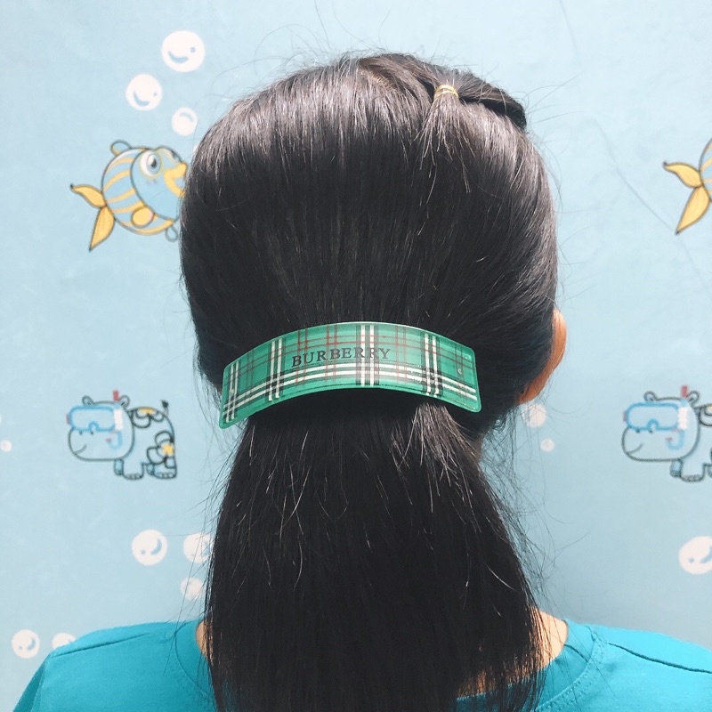 Kẹp bấm đuôi tóc nhựa siêu nhẹ cỡ lớn 9,5cm cho nữ trung niên