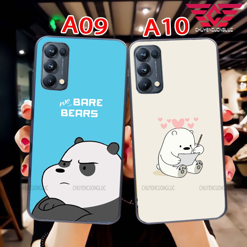 [HOT] ỐP LƯNG OPPO RENO 2/ RENO 2F/ A92/ A52 BẰNG KÍNH IN HÌNH GẤU SIÊU DỄ THƯƠNG