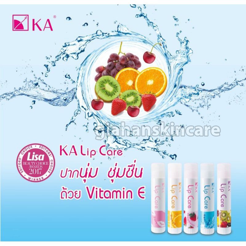 Son dưỡng  KA Lip Care Plus 3.5g