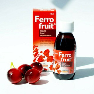 Chai bổ sung sắt Ferro Fruit 110ml vị trái cây bổ sung máu, tăng đề kháng cho bé và mẹ