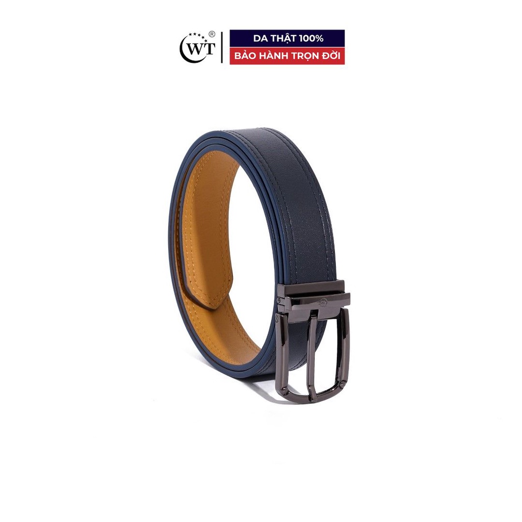 Thắt Lưng Nam Da Bò Cao Cấp, bản 3.5cm - WT Leather LEO