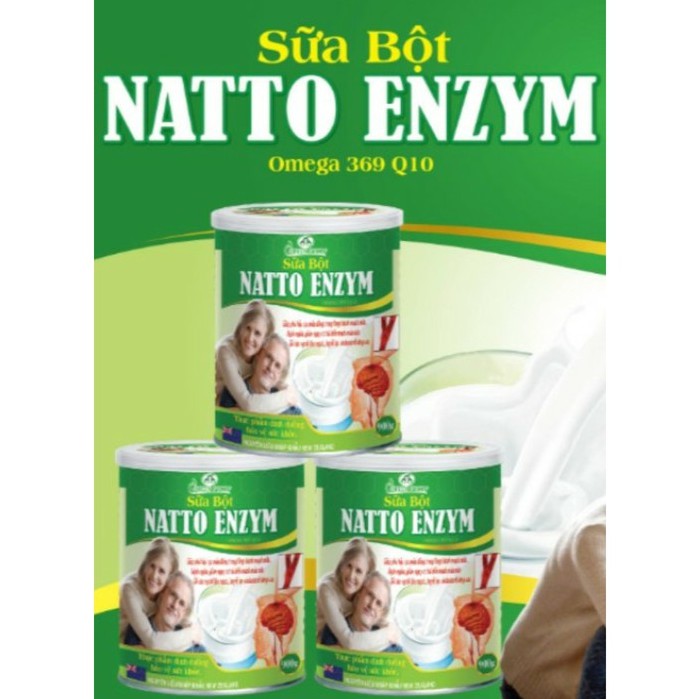 [Chính hãng] Sữa bột NATTO ENZYM OMEGA 369 Q10 [400gr/hộp, HSD 2025]