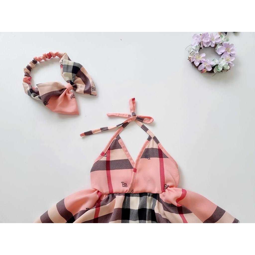 Bodysuit bé gái sơ sinh  [𝐓𝐀̣̆𝐍𝐆 𝐊𝐄̀𝐌 𝐓𝐔𝐑𝐁𝐀𝐍 SU SHOP- Body BUBERRY