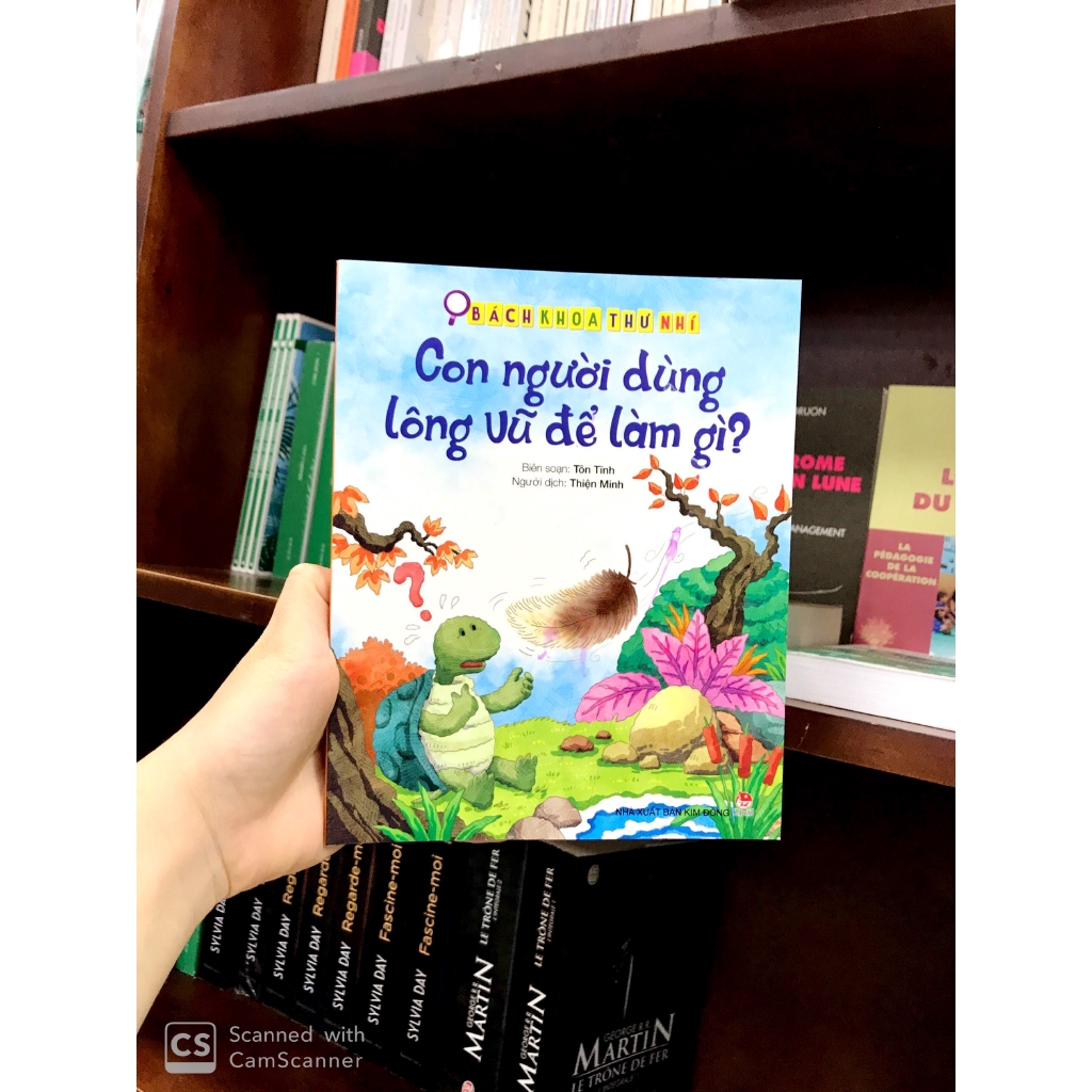 Sách - Bách Khoa Thư Nhí: Con Người Dùng Lông Vũ Để Làm Gì? (Tái Bản 2019)