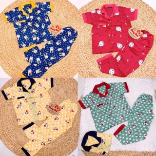 Đồ bộ satin lụa tay ngắn quần dài giá rẻ