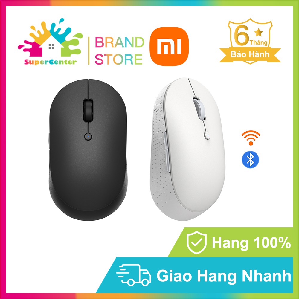 chuột không dây Xiaomi Silent Edition Chuột Xiaomi Mi Dual Mode Wireless Mouse Silent Edition