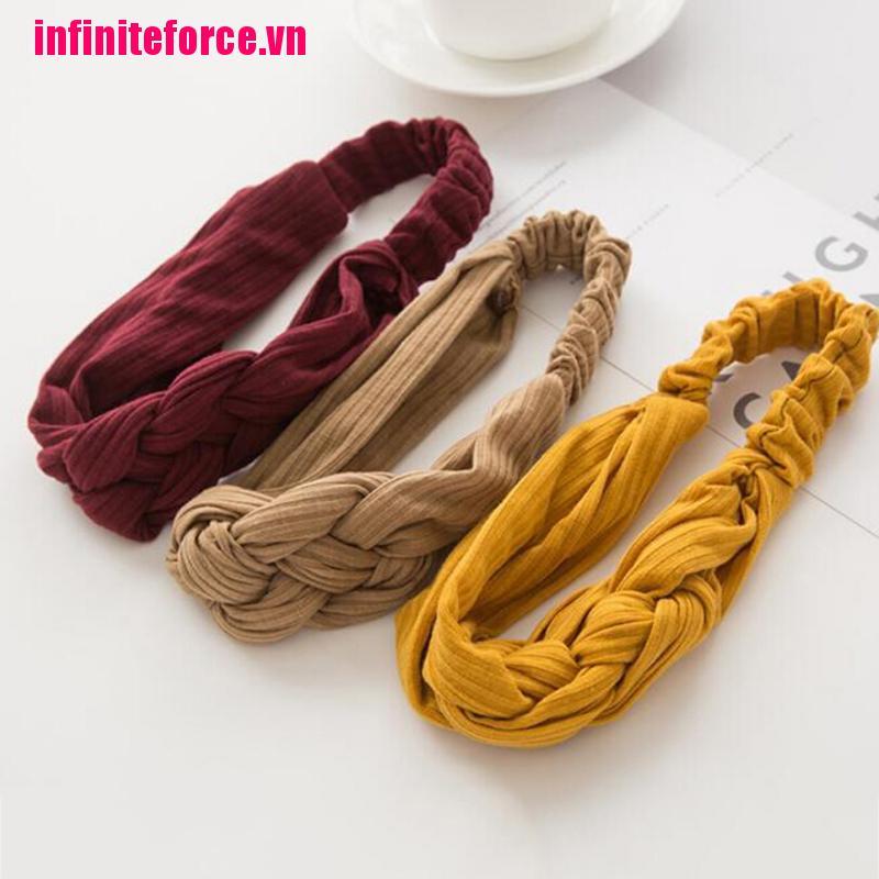 Băng Đô Xoắn Co Giãn Thời Trang Cho Nữ