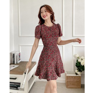 Olv - đầm liti mini red dress