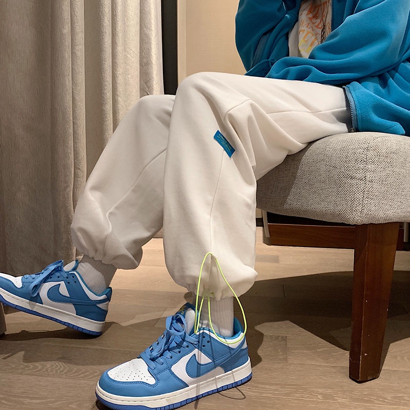 Quần thể thao ống rộng thoải mái thời trang Hàn Quốc cho nam size M-2XL