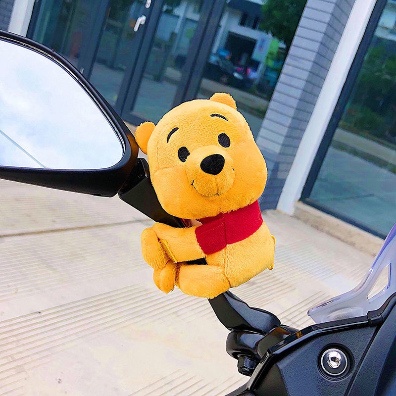 2023 Mô Hình Búp Bê Chạy Pin Nhỏ Nhắn Dễ Thương Dùng Trang Trí Gương Chiếu Hậu Xe Mô Tô