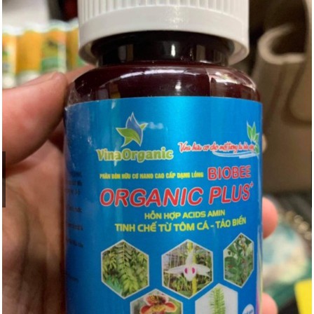 Phân bón hữu cơ Nano Amino Acids dạng lỏng BIOBEE ORGANIC PLUS - hỗn hợp Acids Amin tinh chế từ tôm cá, tảo biển chai