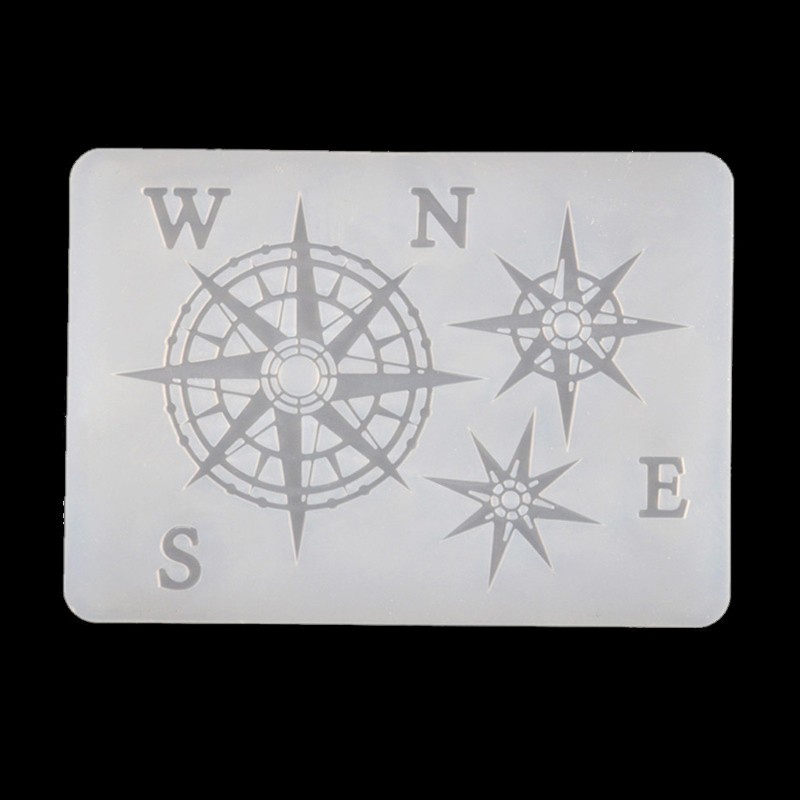 Khuôn Silicone Làm Đánh Dấu Sách Hình Chú Chim / La Bàn Bằng Nhựa Resin