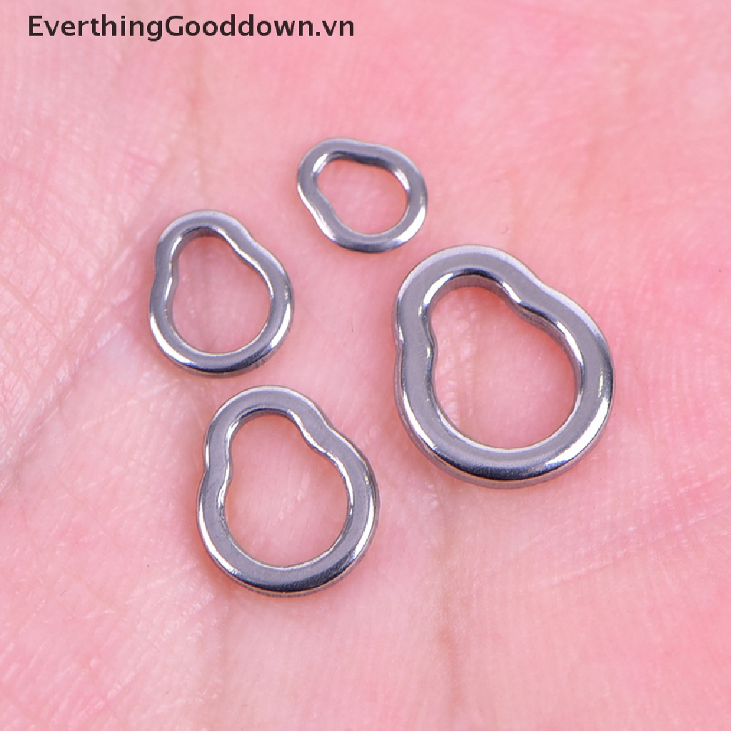 Everthinggooddown 10 Móc Câu Cá Bằng Thép Cứng Liền Mạch