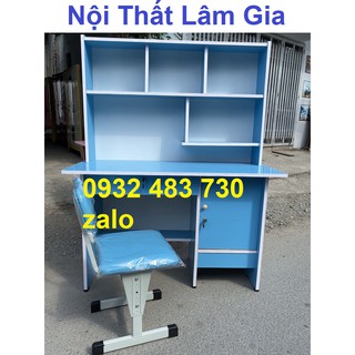 [Mã LIFEBKA5 giảm 10% tối đa 1 Triệu đơn 500k] Bàn học sinh cho bé rộng 1m2 có ghế giá rẻ