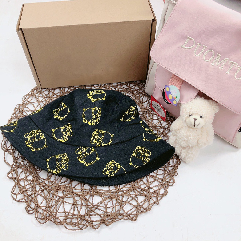 Nón Bucket Con Heo Cao cấp