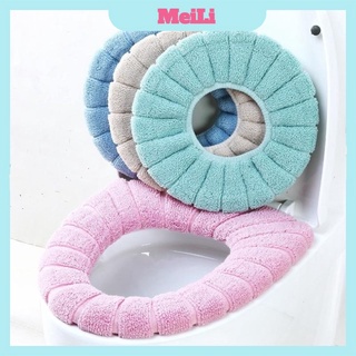  Miếng lót bồn cầu nỉ bông🌸FREESHIP🌸 Miếng đệm lót bồn cầu hình tròn bằng nỉ siêu mềm,siêu bền chống thấm nước 