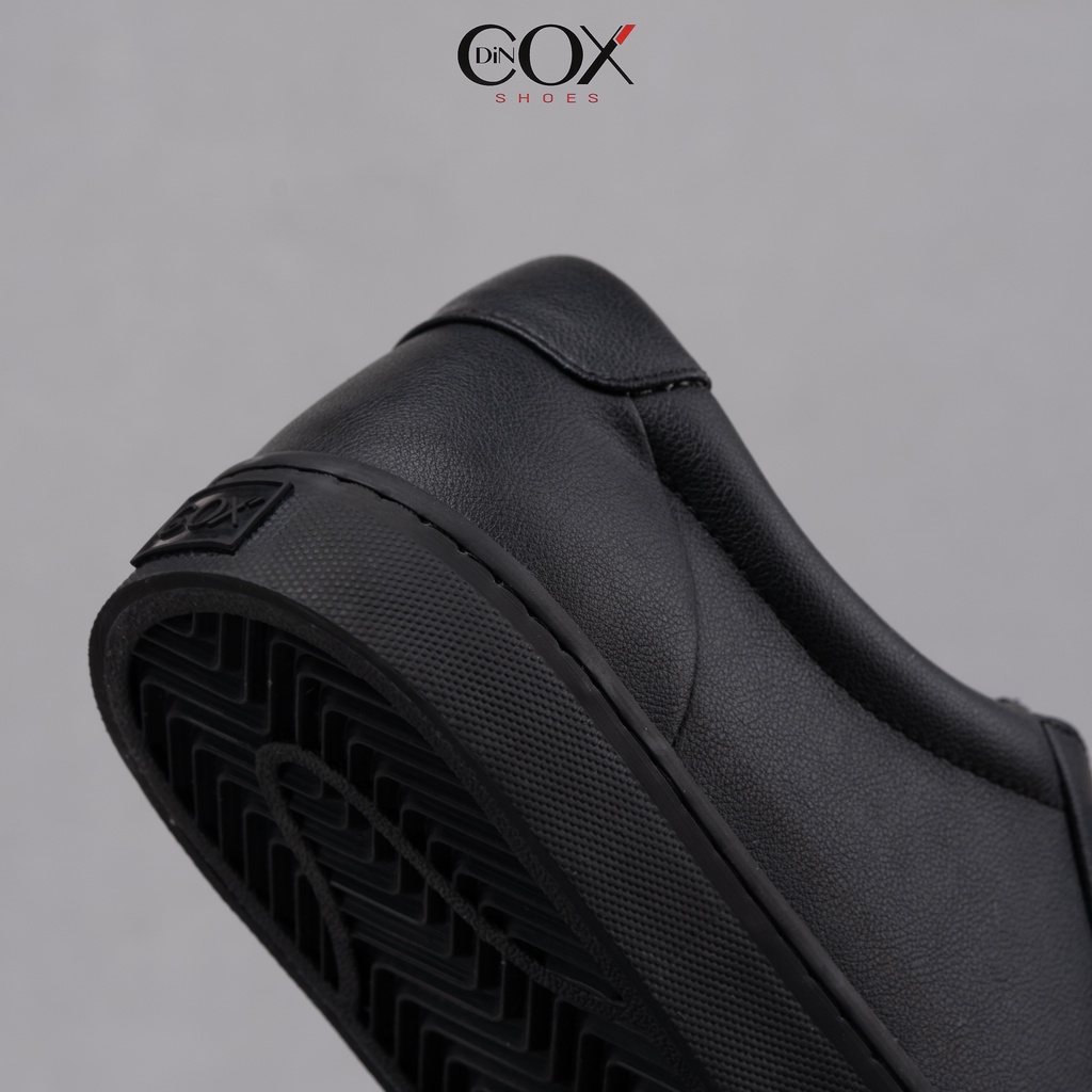 Giày Sneaker Da Unisex DINCOX D20 Năng Động Cá Tính Black