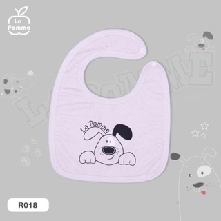 Yếm sơ sinh La Pomme vải cotton mềm mịn, giữ ấm cho bé – Họa tiết dễ thương