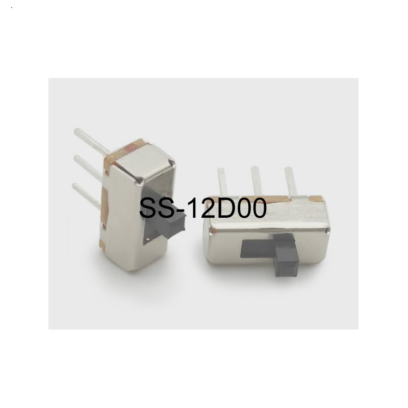 Set 100 công tắc gạt bật/tắt SS-12D00 4MM SPDT 1P2T