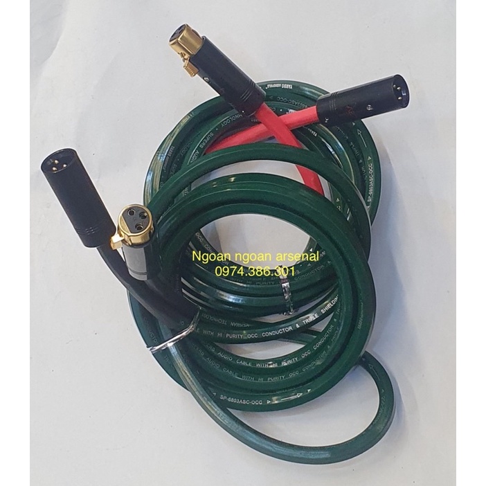 dây tín hiệu balance xlr canon đực cái cao cấp nhập khẩu HI-END