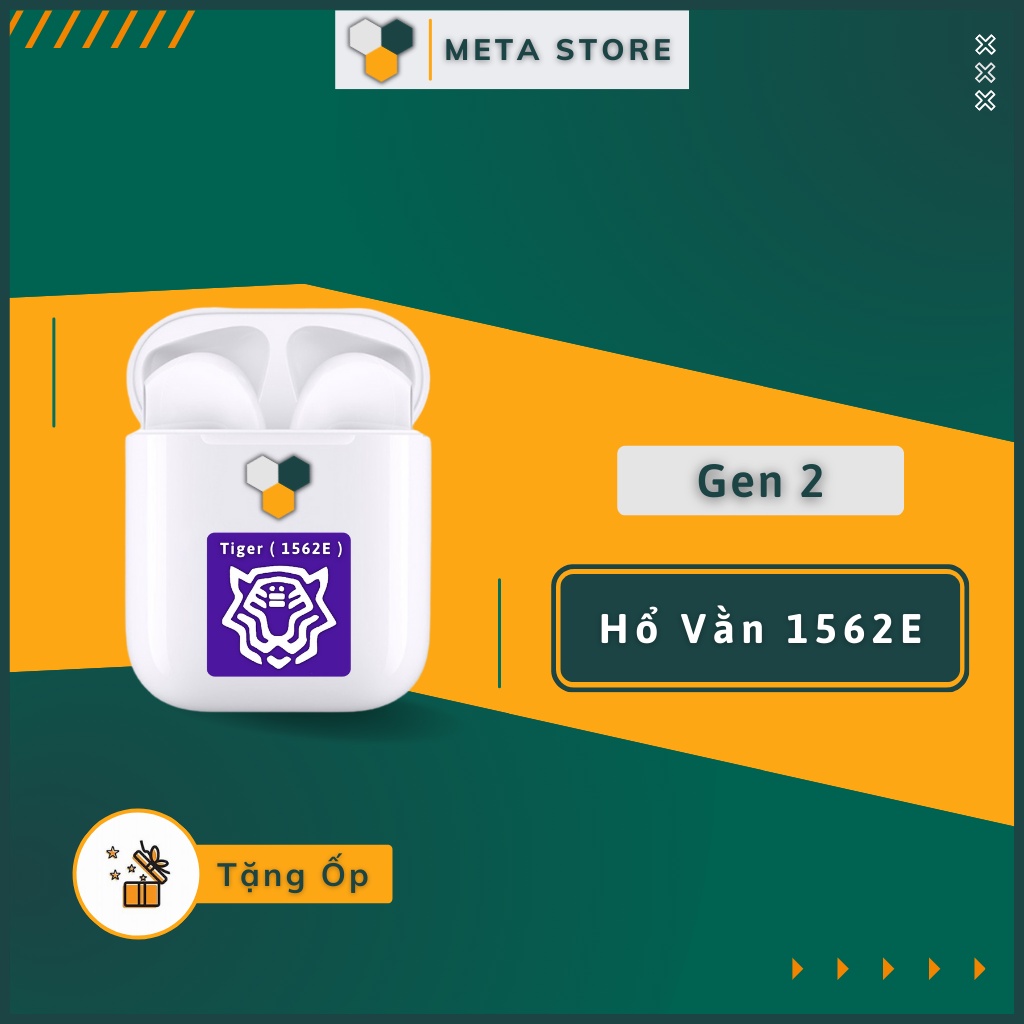 Tai Nghe Hổ Vằn 1562E, Tai Nghe Bluetooth Gen 2 Kết Nối Đa Thiết Bị - Pin 8H • Meta Store