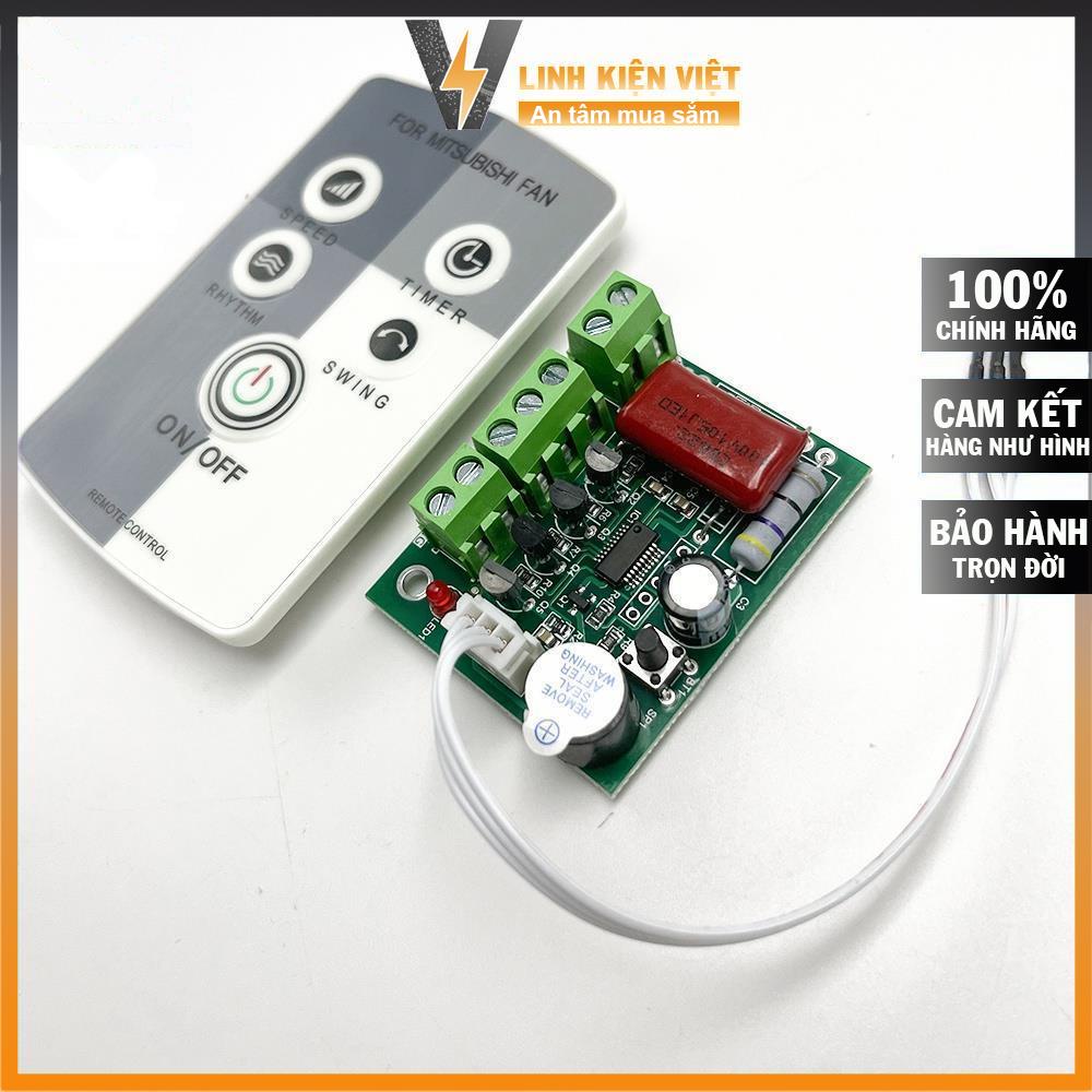 Bo mạch điều khiển quạt từ xa QT311 - FAN 01 Bản 2022 - Điều khiển được bằng điện thoại (Chính hãng)