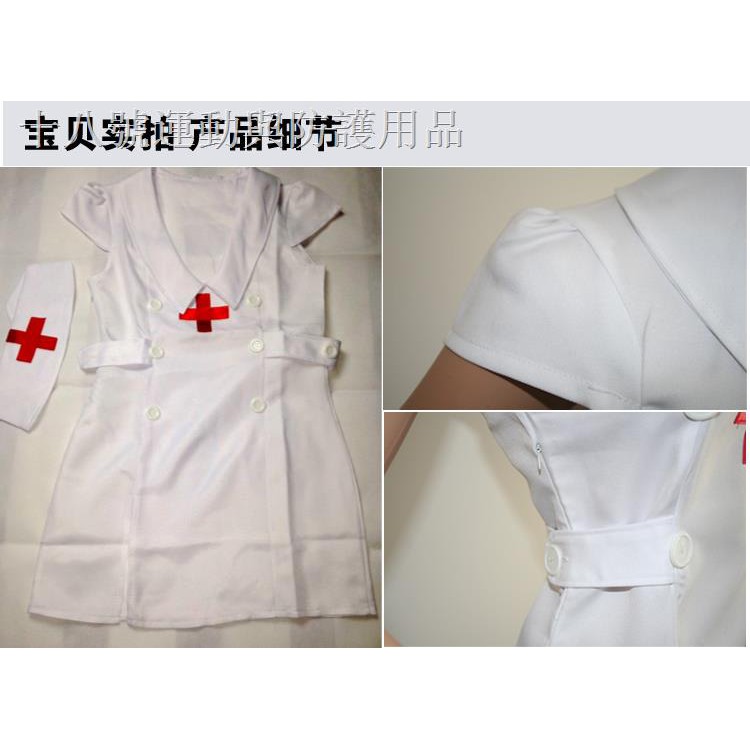 ◈☊Bộ Đồ Hóa Trang Nữ Y Tá Tay Lỡ Plus Size Quyến Rũ Cho Halloween | BigBuy360 - bigbuy360.vn