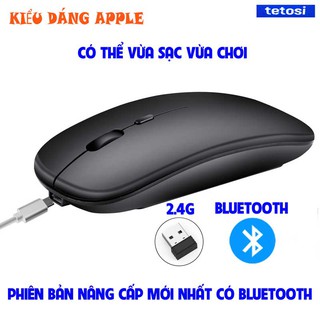 [PHIÊN BẢN 2020] Chuột Không Dây Bluetooth Bản Nâng Cấp, Không Dùng Pin, Không Âm Thanh, Không Phát Quang,Nhỏ Gọn,Tetosi