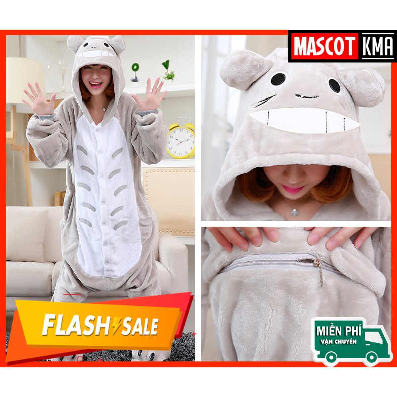 [Giảm 40k - Freeship] BỘ ĐỒ THÚ MÈO TOTORO CAO CẤP NGƯỜI LỚN