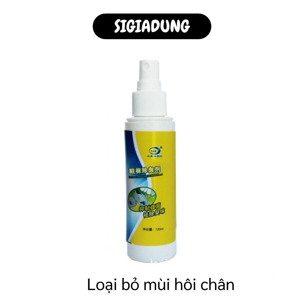 [SGD] Khử Mùi Giày - Chai Xịt Khử Mùi Hôi Chân, Tạo Mùi Thơm Và Lưu Giữ Hương Thơm 120ml 5394