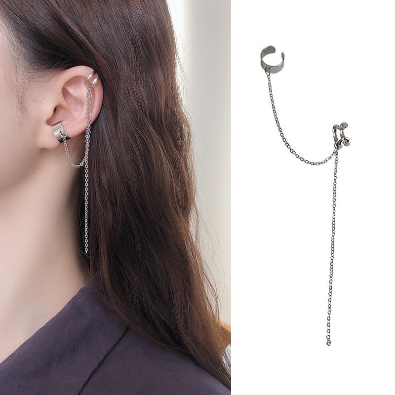 Khuyên kẹp vành tai dáng dài thời trang cho nữ
