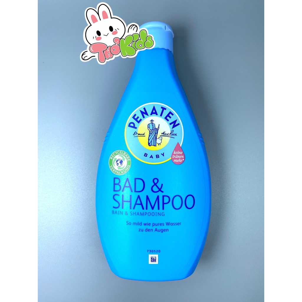 Dầu Gội Và Sữa Tắm Penaten 400ml - Hàng Nội Địa Đức, Có Bill