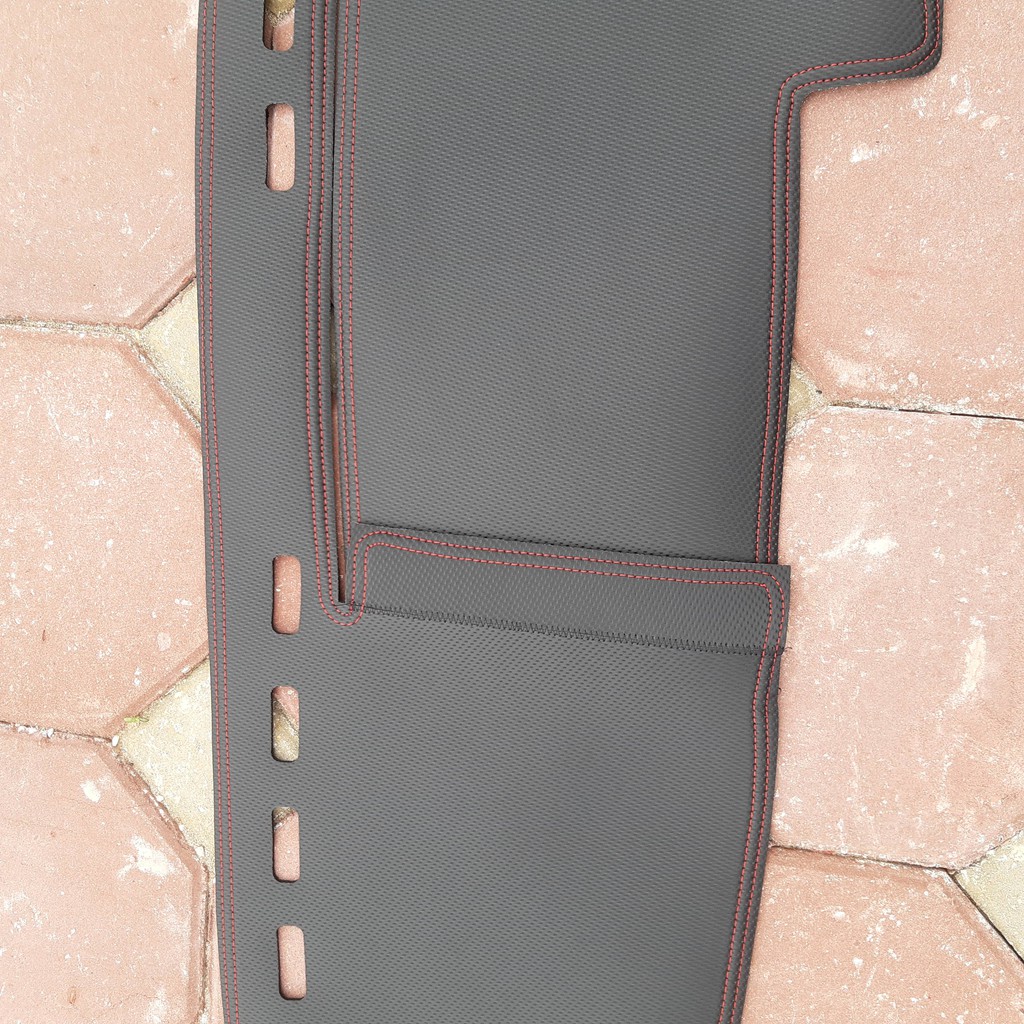 Thảm Tablo Da Vân Carbon nhung Xe Kia CD5 Cao Cấp Hàng Loại 1 Dày 3 lớp Chống trơn Trượt