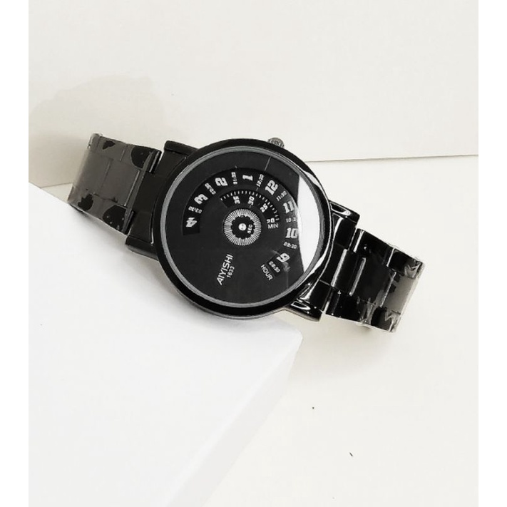 Hàng Độc Lạ | ĐỒNG HỒ DÂY DA NAM AIYISHI 1633 KIM DỌC độc đáo - Chạy trục số không kim Chính Hãng -D5- | BigBuy360 - bigbuy360.vn