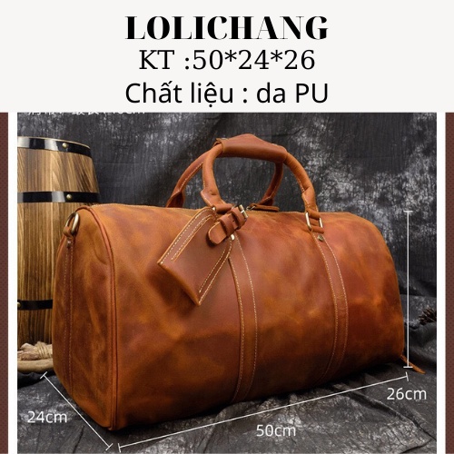 Túi Đựng Tiện Ích Đi Du Lịch , Xuất Khâu Chất Liệu Da Cao Cấp TX909