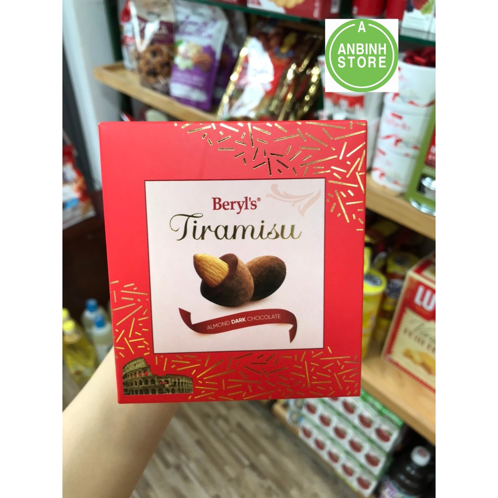 Socola đen hạnh nhân Tiramisu - 100g