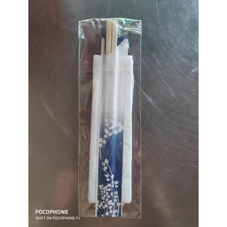 COMBO1: 100 Đũa Gỗ Bao Giấy + 100 Khăn Giấy DBK cao cấp + 100 Tăm Bọc Giấy