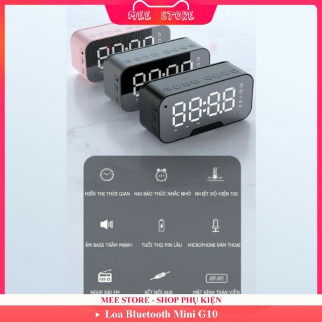 Loa Bluetooth G10 kiêm đồng hồ thông minh - Mee Store