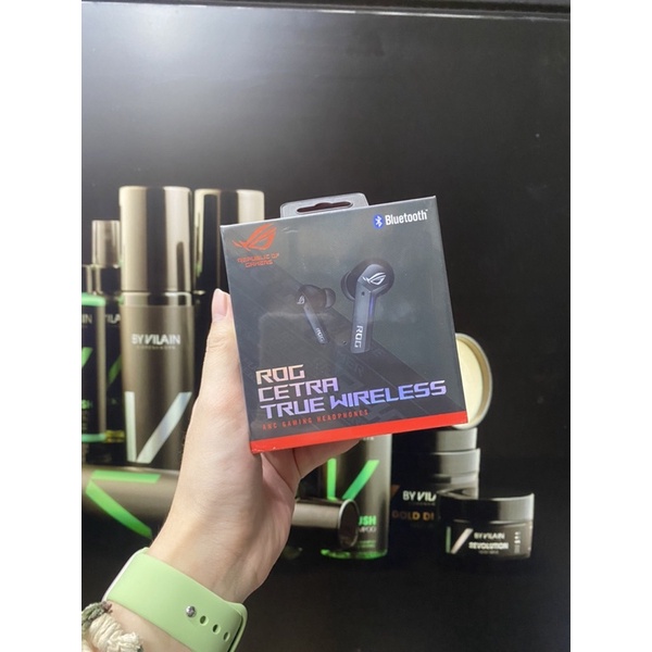 Tai nghe gaming không dây ASUS Rog Cetra True Wireless, chống ồn, giả lập âm thanh 7.1 - Hàng chính hãng