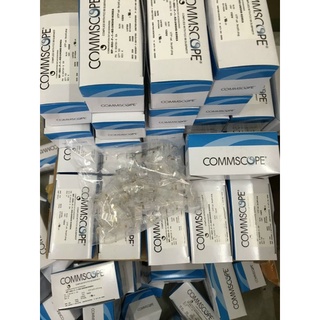 Hạt mạng RJ45 Cat5 Commscope hộp 100 hạt